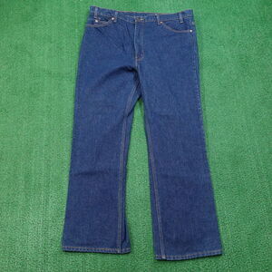 VINTAGE LEVI'S 517 BOOTCUT ORANGE TAB USA MADE DNEIM BLUE JEANS SZ 42X40 (41X30)